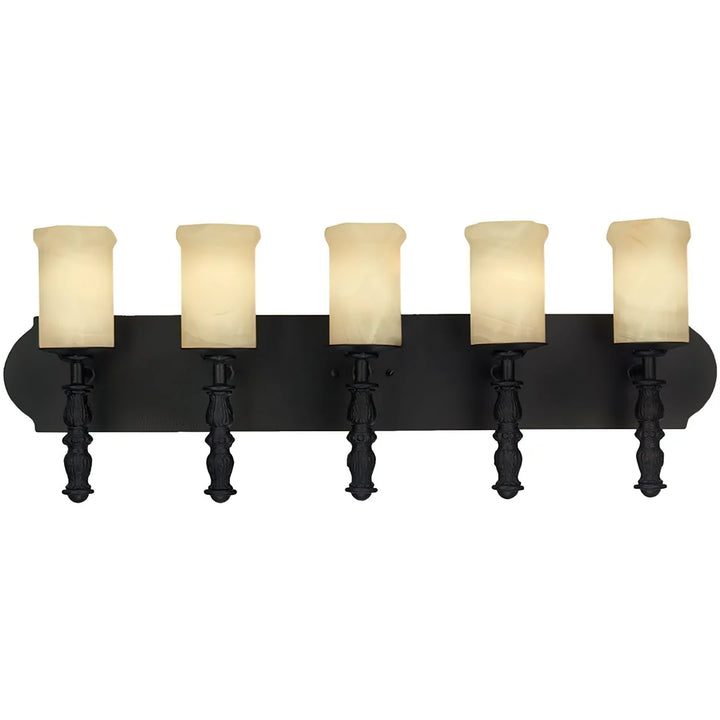 The Montclair Five-Light Onyx Vanity Light