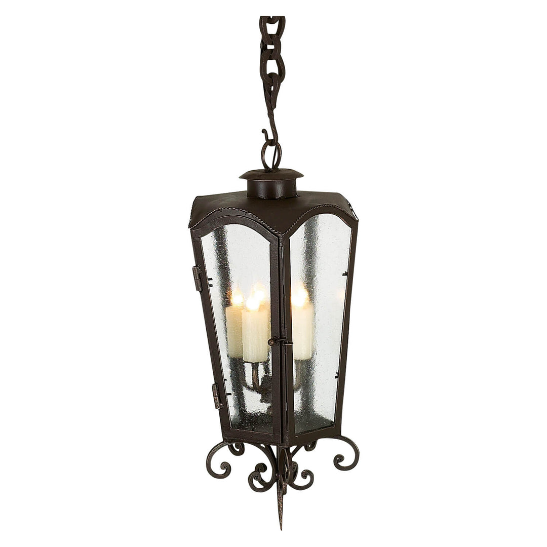 Wexford Tapered Lantern — handcrafted wrought iron lighting