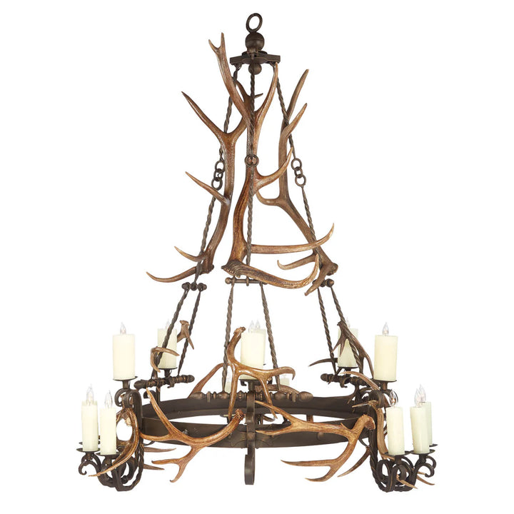 The Summit Ridge Grand Antler Chandelier
